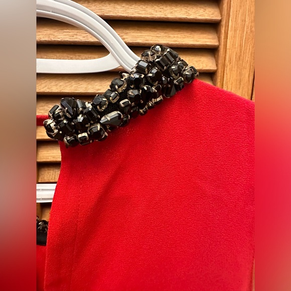 Zara Embellished Peplum Top XS - Picture 7 of 10